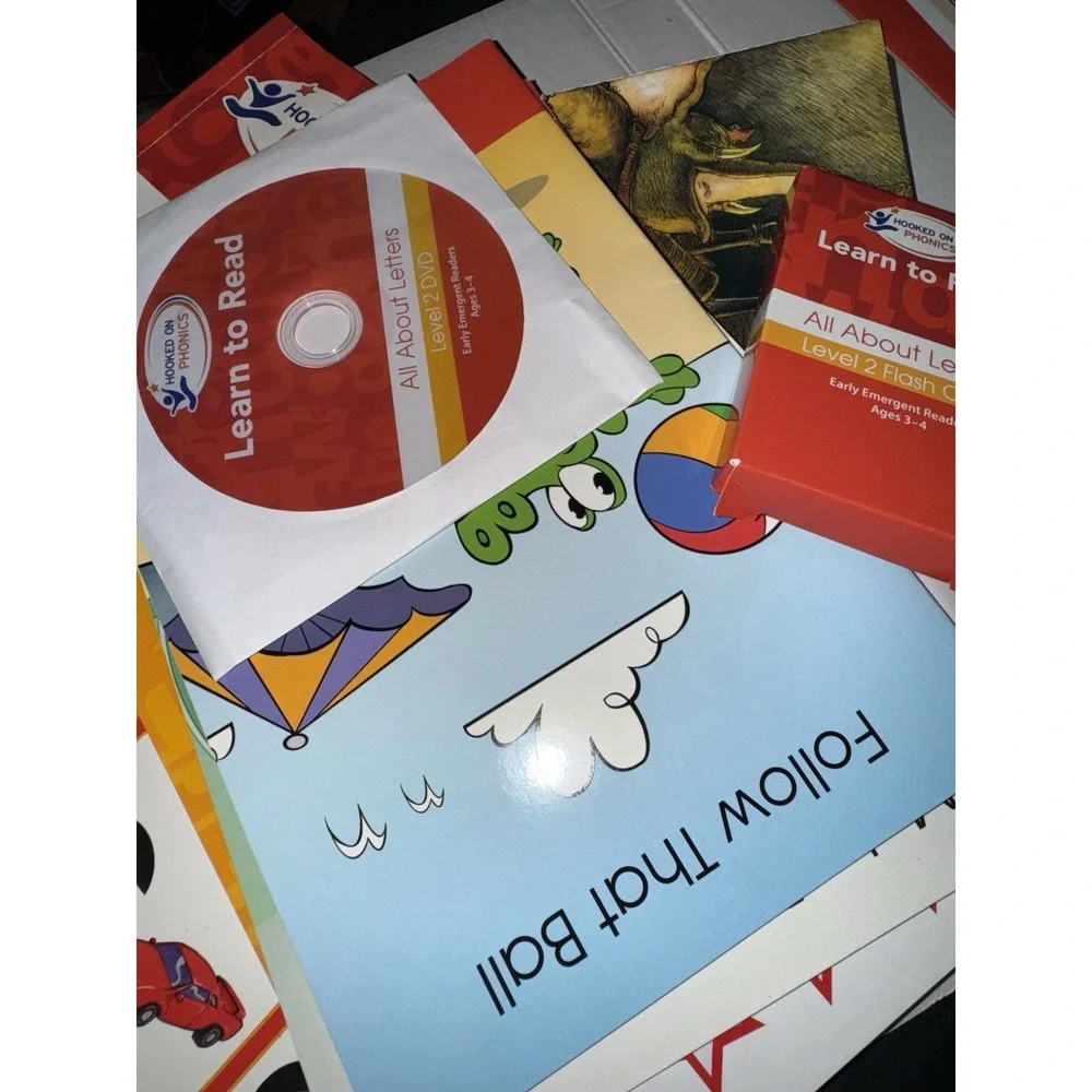 Hooked On Phonics‎ Learn to Read Level 1 &2 set Ages 3-4